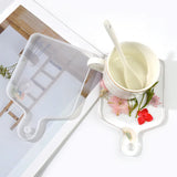 DIY Handle Tray Crystal Epoxy Resin Mold Mirror Surface Silicone Mold