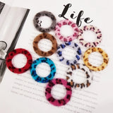 Leopard Mohair Ring Earrings DIY Kit - Set of 10 Pieces