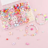 DIY Beaded Children's Toy Spacer Beads Crafts Making Bracelet Necklace Kit