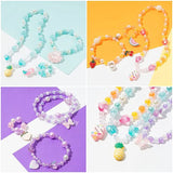 DIY Mixed Beads Bracelet Jewelry Charms Necklace Pendant for Girls