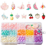 DIY Mixed Beads Bracelet Jewelry Charms Necklace Pendant for Girls