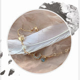 Irregular Citrine Moonstone Bead Bracelet Moon Accessories