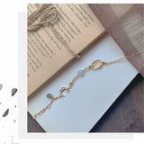 Irregular Citrine Moonstone Bead Bracelet Moon Accessories