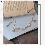 Irregular Citrine Moonstone Bead Bracelet Moon Accessories