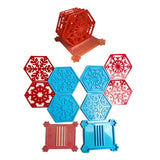 Epoxy Resin Coaster Rack Stand Holder Silicone Mold