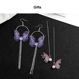 DIY Dragonfly Butterfly Wing Earrings Craft Accessory