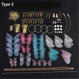 DIY Dragonfly Butterfly Wing Earrings Craft Accessory