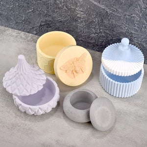 Drop Shape Silicone Mould DIY Candle Cup Resin Concrete Storage Box Mold