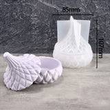 Drop Shape Silicone Mould for DIY Gypsum Candle Cup Mold