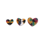 DIY Japanese Acetate Love Pendant Earrings Accessories 10pcs