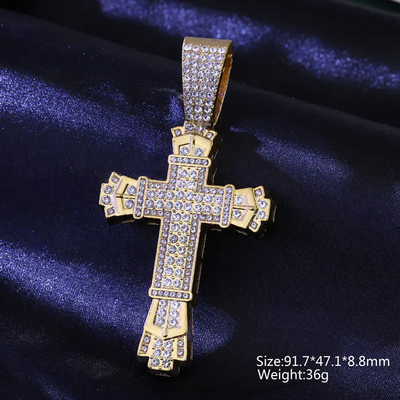Jesus Cross Pendants Talisman Charms For Jewelry Accessories