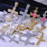 Jesus Cross Pendants Talisman Charms For Jewelry Accessories