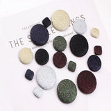 DIY Glitter Flash Pearl Earrings Pendant Square Round Material