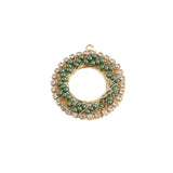 DIY Woven Diamond Hollow Pendant Earrings Material