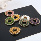 DIY Woven Diamond Hollow Pendant Earrings Material