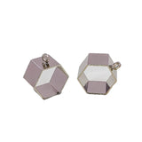 10pcs K Plated Brass Geometric Eardrop Findings