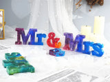 Resin Letter English Words Silicone Mirror Molds DIY Epoxy Craft