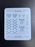 Heart Bow Tie Silicone Epoxy Resin Mold Jewelry Tool