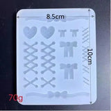 Heart Bow Tie Silicone Epoxy Resin Mold Jewelry Tool
