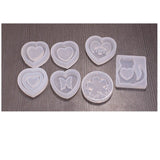 Heart Butterfly Cat Shake Mold Silicone Epoxy Resin Mold Jewelry Tools