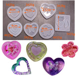 Heart Butterfly Cat Shake Mold Silicone Epoxy Resin Mold Jewelry Tools