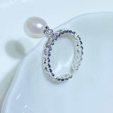 Adjustable Heart Ring Base for Crystals and Pearls