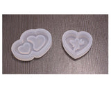 DIY Heart Epoxy Resin Mold Jewelry Accessories Shaker Mold Handcraft Moulds