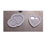 DIY Heart Epoxy Resin Mold Jewelry Accessories Shaker Mold Handcraft Moulds