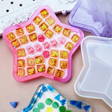 Heart Round Mosaic Coaster Silicone Moulds Epoxy Resin Mold