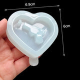 DIY Heart Shaker Mold Resin Jewelry Tool Epoxy Mold