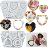Heart Shaker Mold Silicone Epoxy Resin Jewelry Tool
