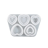 Heart Shaker Mold Silicone Epoxy Resin Jewelry Tool