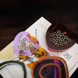Heart Shaker Mold Silicone Epoxy Resin Jewelry Tool
