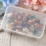 DIY Heart Wishing Bottle Kit with Glass Bottles and Gemstones