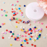 DIY Heshi Bead Stretch Bracelet Kit with 6mm Beads & Elastic Thread