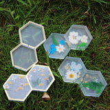 Hexagon Jewelry Storage Box Crystal Epoxy Resin Mould