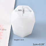 Hexagon Pen Holder Silicone Mold for DIY Crafts
