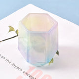 Hexagon Pen Holder Silicone Mold for DIY Crafts