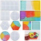 DIY Coaster Mold Tray Jewelry Tool Epoxy Resin Mold