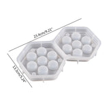 Hexagonal Epoxy Resin 3D Jewelry Box Dice Storage Mold