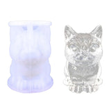 High Mirror Owl Cat Ornaments Resin Mold