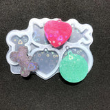 Holographic Charm Silicone Mold for Resin Molds
