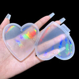 Heart-shaped Epoxy Resin Mold for Pendant Keychain Earrings