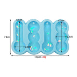 Holographic Keychain Crystal Epoxy Resin Mold
