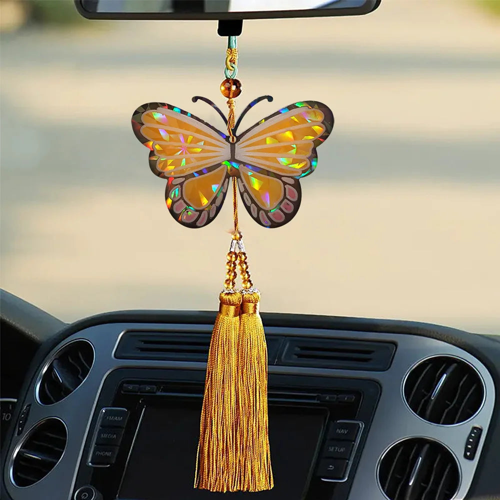 Holographic Laser Butterfly Pendant Silicone Mold for Resin