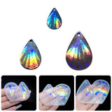 Holographic Laser Water Drop Earrings Silicone Mold