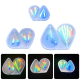Holographic Laser Water Drop Earrings Silicone Mold