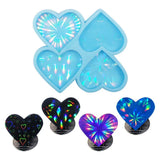 DIY Holographic Light Shadow Epoxy Resin Silicone Mobile Holder Mold