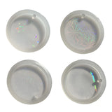 Holographic Round Keychain Resin Mold Colorful Christmas Ball Charms Pendant