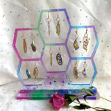 Honeycomb Earring Rack for Fridge - Christmas Gift